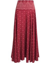 Devon Windsor - Bandana Rylie Maxi Skirt - Lyst