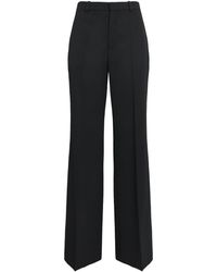 Chloé - Wool Flared Tailored Trousers - Lyst