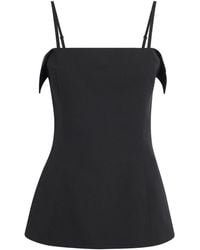 FFORME - Cotton-Silk Sola Bustier Top - Lyst