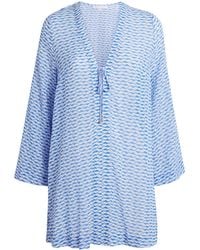 Heidi Klein - Cotton-Silk Tinos Kaftan - Lyst
