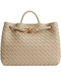Bottega Veneta - Medium Leather Andiamo Shoulder Bag - Lyst