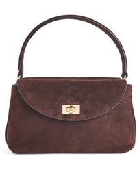 Sandro - Mini Suede Le Grand Bazaar Top-Handle Bag - Lyst