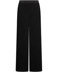 Marella - Envers Satin Wide-Leg Trousers - Lyst