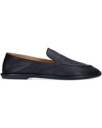 The Row - Canal Leather Loafers - Lyst