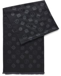 Giorgio Armani - Silk Jacquard Stole Scarf - Lyst