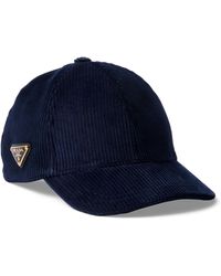 Prada - Corduroy Baseball Cap - Lyst