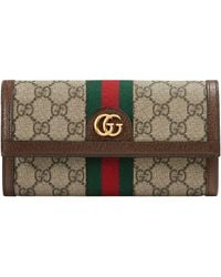 Gucci - Canvas Ophidia Gg Continental Wallet - Lyst