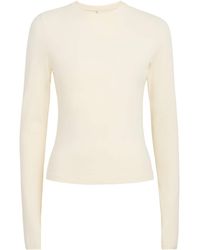Skims - Cotton Jersey Long-Sleeve T-Shirt - Lyst