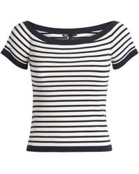 Maje - Knitted Off-The-Shoulder Top - Lyst