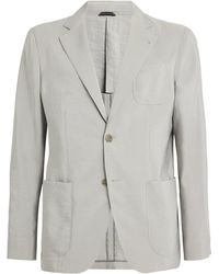 Giorgio Armani - Silk-Blend Blazer - Lyst