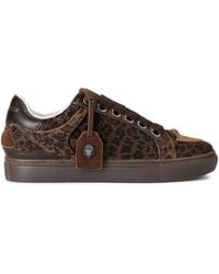 Kurt Geiger - Suede Southbank Tag Sneakers - Lyst