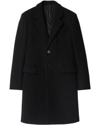 Burberry - Wool Tailored Coat - Lyst