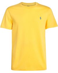 Polo Ralph Lauren - Cotton Custom-Fit Polo Pony T-Shirt - Lyst