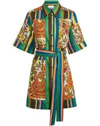 ALÉMAIS - Linen Charlie Mini Shirt Dress - Lyst