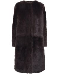 Almada Label - Shearling Gemma Coat - Lyst
