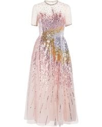 Georges Hobeika - Sequin-embellished Midi Dress - Lyst