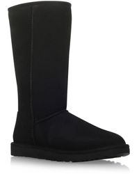 UGG Suede Ugg Abree Ii Tall Boot in Nero (Black) - Lyst