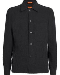 Barena - Virgin Wool-Blend Crinkle-Detail Overshirt - Lyst