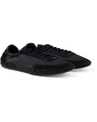Prada - Re-Nylon-Suede Sneakers - Lyst