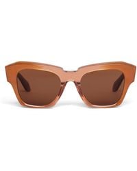 Alaïa - Acetate Melted Square Sunglasses - Lyst