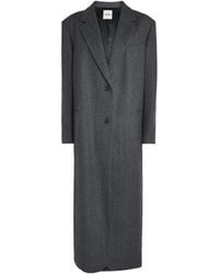 Sandro - Wool Rhinestone Long Coat - Lyst