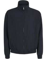 FRAME - Wool Zip-Up Jacket - Lyst