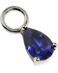 Astrid & Miyu - And Sapphire Birthstone Earring Charm - Lyst