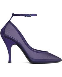 Alaïa - Mesh Ankle-Strap Pumps 100 - Lyst