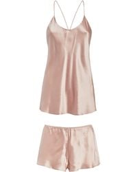 Olivia Von Halle - Silk Bella Pyjama Set - Lyst