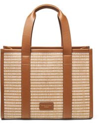 Aspinal of London - Small Raffia Henley Tote Bag - Lyst