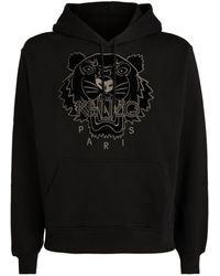 black and white kenzo hoodie