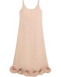 Marina Rinaldi - Cady Floral Appliqué Maxi Dress - Lyst