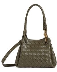Bottega Veneta - Small Leather Parachute Shoulder Bag - Lyst