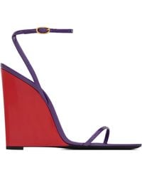 Saint Laurent - Wedges - Lyst