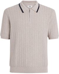 Wax London - Cotton-Cashmere Bury Polo Shirt - Lyst
