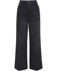 GOOD AMERICAN - Good Skate Cropped Wide-Leg Jeans - Lyst