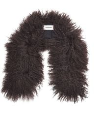 Yves Salomon - Lamb Fur Scarf - Lyst