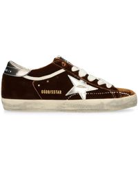 Golden Goose - Velvet Super-Star Sneakers - Lyst