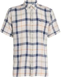 Barbour - Linen-Blend Croft Shirt - Lyst