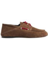 Sandro - Suede Boat Shoes - Lyst