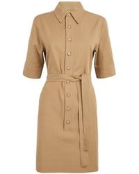 FRAME - Cotton-blend Trench Dress - Lyst