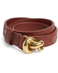 Bottega Veneta - Leather Knot Belt - Lyst