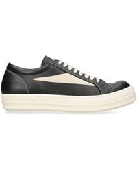 Rick Owens - Leather Vintage Low-Top Sneakers - Lyst