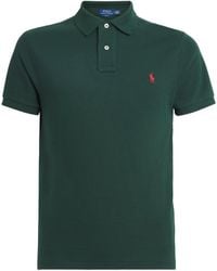 Polo Ralph Lauren - Cotton Mesh Slim-Fit Polo Shirt - Lyst