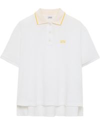 Loewe - Stretch-Cotton Polo Shirt - Lyst