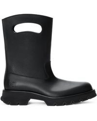 Loewe - Leather Bobby Ankle Boots - Lyst