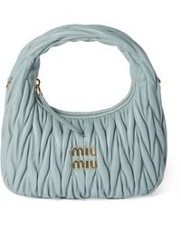 Miu Miu - Matelassé Leather Wander Top-Handle Bag - Lyst