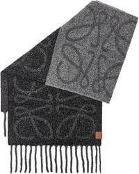 Loewe - Alpaca-Blend Anagram Scarf - Lyst