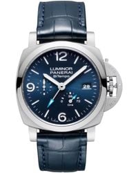 Panerai - Stainless Steel Luminor Bitempo Watch - Lyst