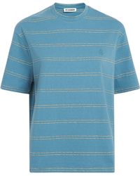Jil Sander - Cotton Stripe T-Shirt - Lyst